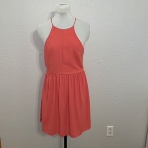 The Impeccable Pig Coral Sleeveless Dress
